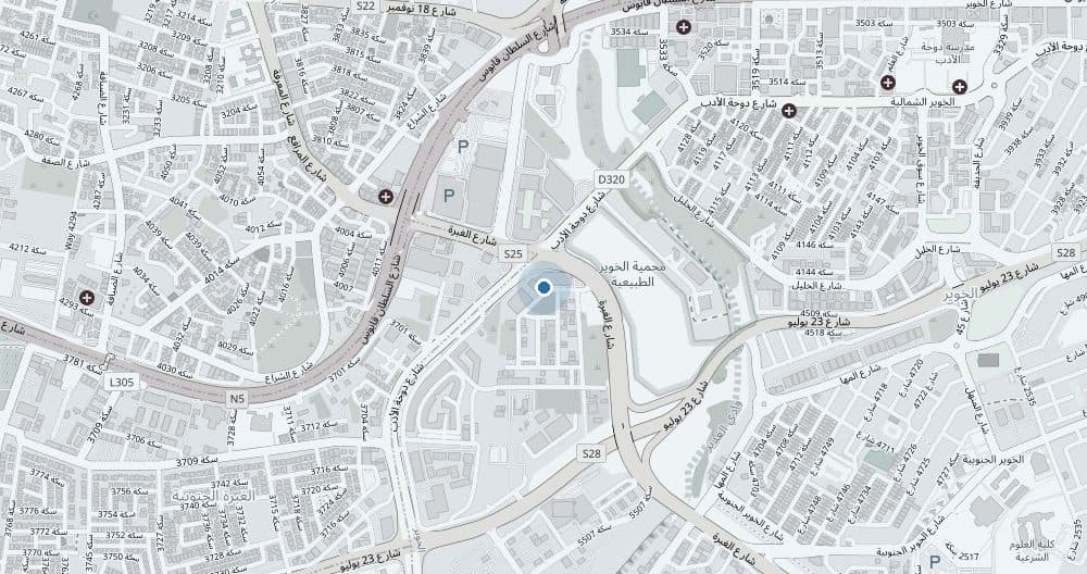 Map of Unit 506, The Office Building, Muscat