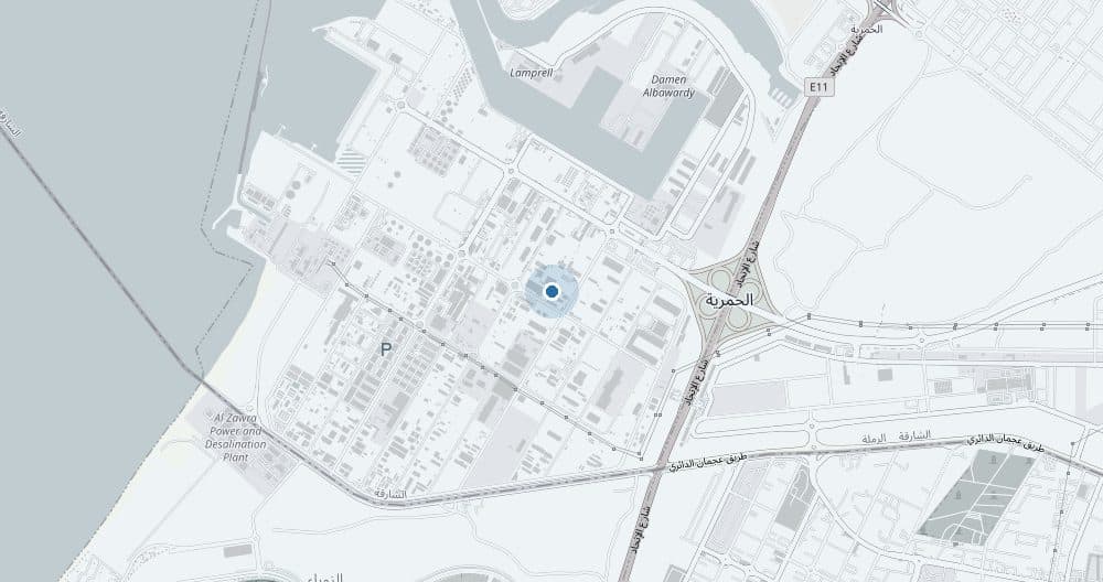 Map of Alliance International Energy FZC, Hamriyah Free Zone, Sharjah
